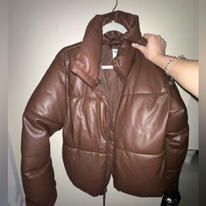 Brown Puffer Jacket